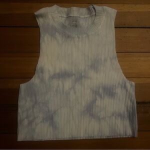 NWOT American Eagle tank top blue tie dye size large
